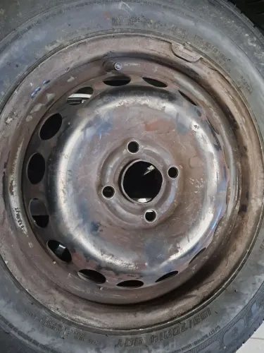 Rodas Chevrolet Prisma aro 14 de ferro preta 4x100 usadas