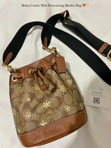 Coach Mini Drawstring Bucket Bag
