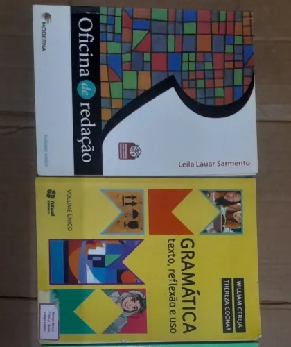 Livros (GRAMATICA, OFICINA DE REDAÇÃO E GRAMATICA 360° )