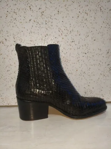 Bota de Couro Legítimo Italiano Beneduci Original Tam 36/37
