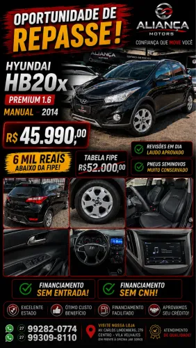 Hyundai HB20X Premium 1.6 Flex 16V Mec. 2014