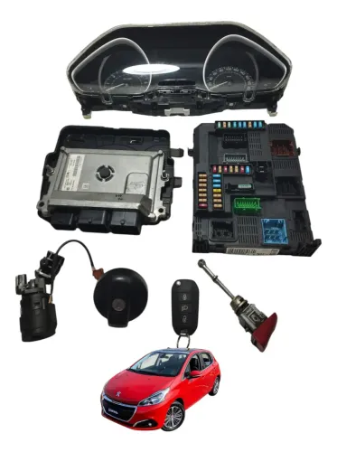 Kit Code Injecao Original Peugeot 208 Griffe 1.6 Flex 2019