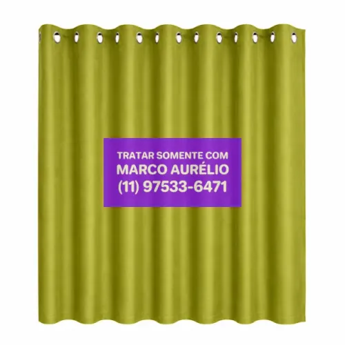 Cortina Silky Leroy Merlin Inspire Verde para Varão Ilhós 140x260 CM - R$ 100 Unidade
