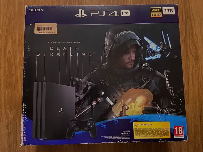 Kit PlayStation 4 Pro 1TB bundle Death Stranding + 2 Controles + Câmera + 2 Jogos