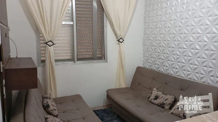 Apartamento com 1 dormitório para alugar, 37 m² por R$ 1.780,00/mês - Ocian - Praia Grande