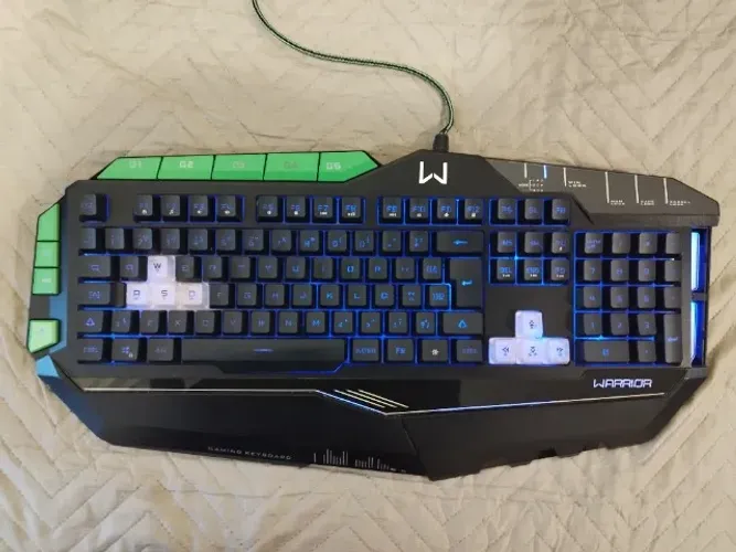 Teclado Gamer Warrior Blackwindow Ultimato TC199