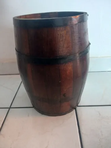 Barril de madeira Rústico antigo 20L