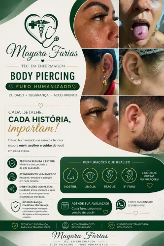 Aplicação de piercing 35,00