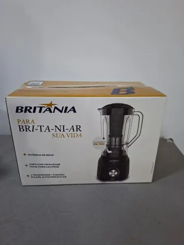 Liquidificador Britânia Turbo BLQ970P Preto 4 Velocidades 900W
