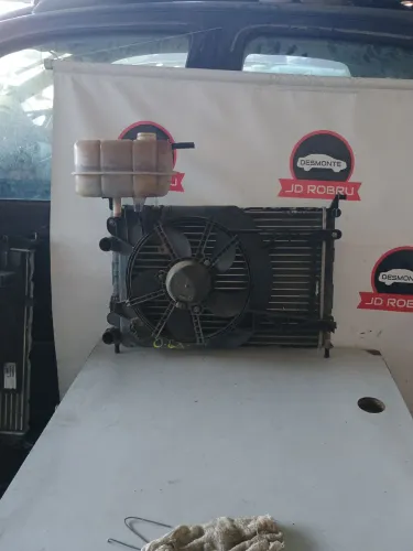 Kit radiador condensador defletor com ventoinha Fiat Palio fire zoião