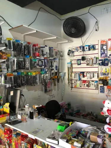 Estoque de mercadorias + móveis e estrutura da loja