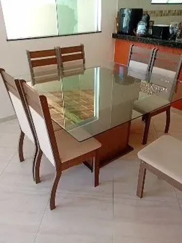Mesa 8 cadeiras 1.40 x1.40