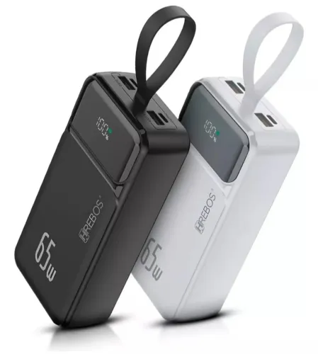 Bateria Portátil HREBOS 30mah 65W Premium