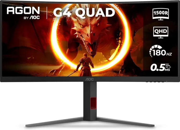 Monitor AOC AGON 34? Ultrawide WQHD 180Hz, 0.5ms