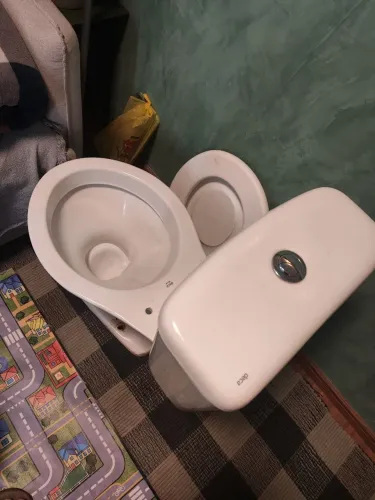 Vaso sanitário usado