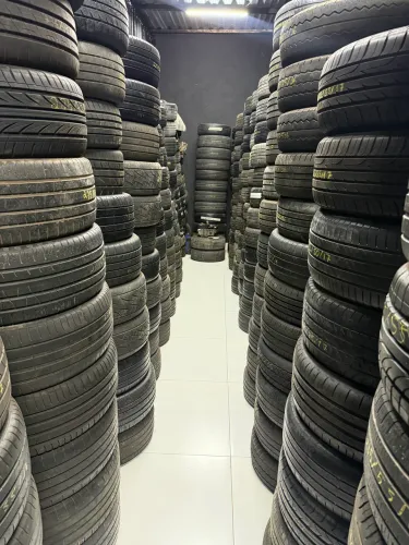 VENDO LOTE DE PNEUS USADOS C/ ATÉ 100% DE BORRACHA DO ARO 15 ATÉ ARO 22 