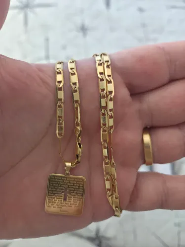 Corrente de ouro Piastrine 18k