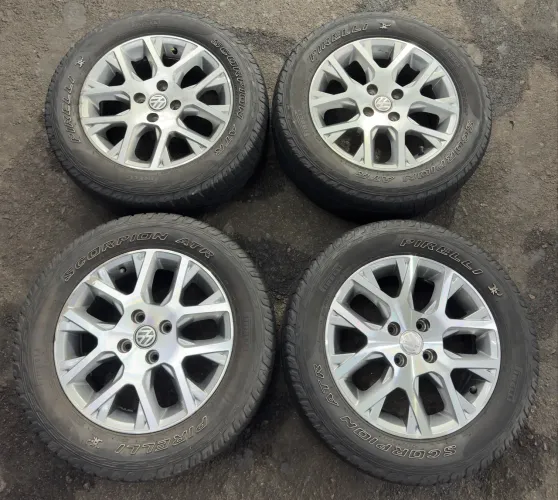 Rodas Saveiro Cross aro 15 furacão 4x100 Originais 