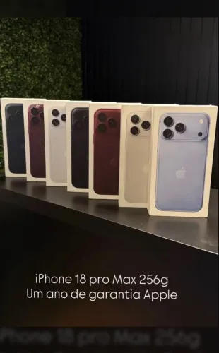 iPhone 18 pro Max 256g novo lacrado 