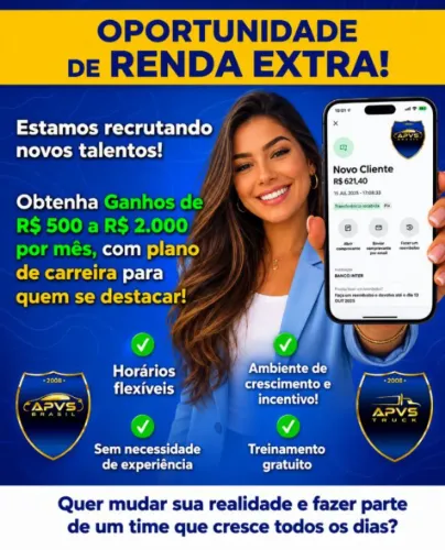 Oportunidade de renda extra com vendas