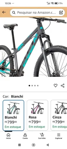 Bicicleta nova sem marcha