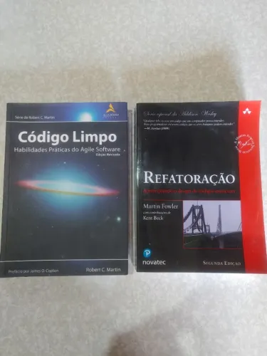 Livros para programaçao - Código limpo + Refaturaçao
