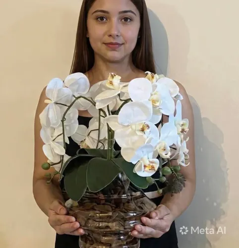 Arranjo de orquídeas 