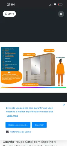 Vende-se Guarda roupa