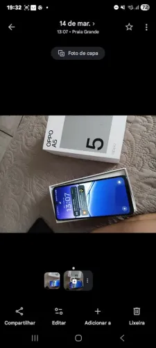 Vendo celular Samsung semi novo com 5 messes de uso