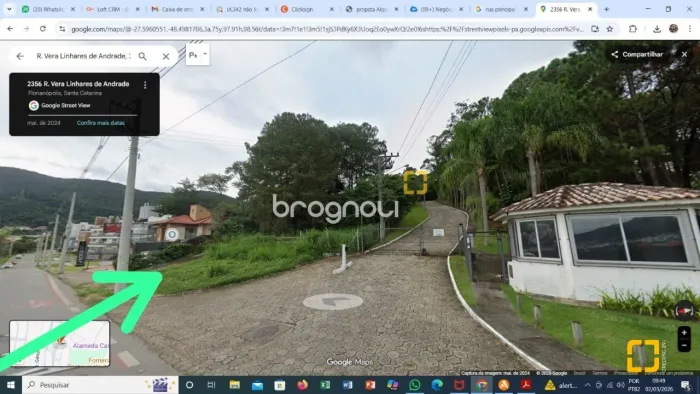 Terreno no Corrego Grande com 28.060 m² na Rua Vera Linhares de Andrade