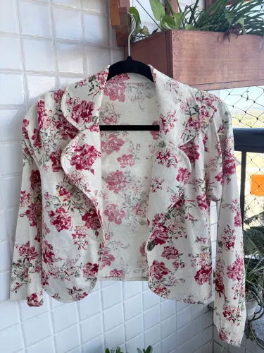 Blazer estampado 