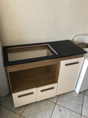 Balcão de Cozinha para Cooktop 5 Bocas
