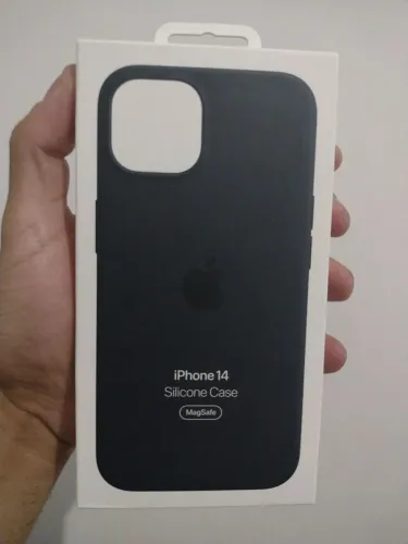 Capa original de silicone para iPhone 14 