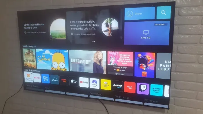 PEGO SUA TELEVISÃO NA TROCA 65 POLEGADAS LG 4K COMANDO VOZ (ALEXA) BLUETOOTH BORDA R$2.550