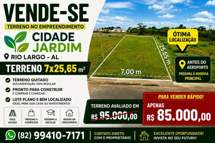 Vende-se terrenos