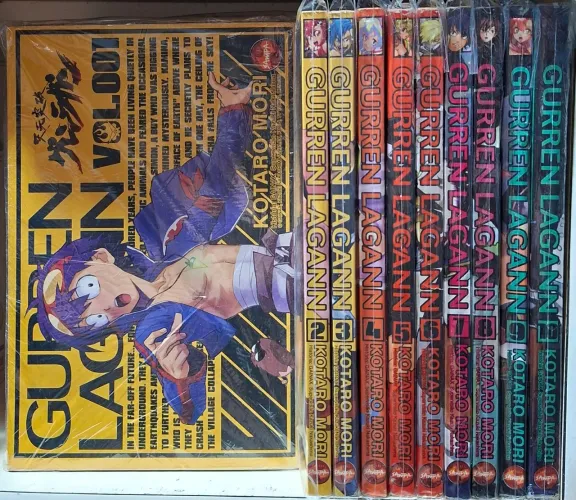Mangá Gurren Lagann Coleção Completa editora Sampa
