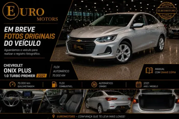 Chevrolet Onix Sedan Plus Premier 1.0 12V TB Flex Aut. 4P 2021