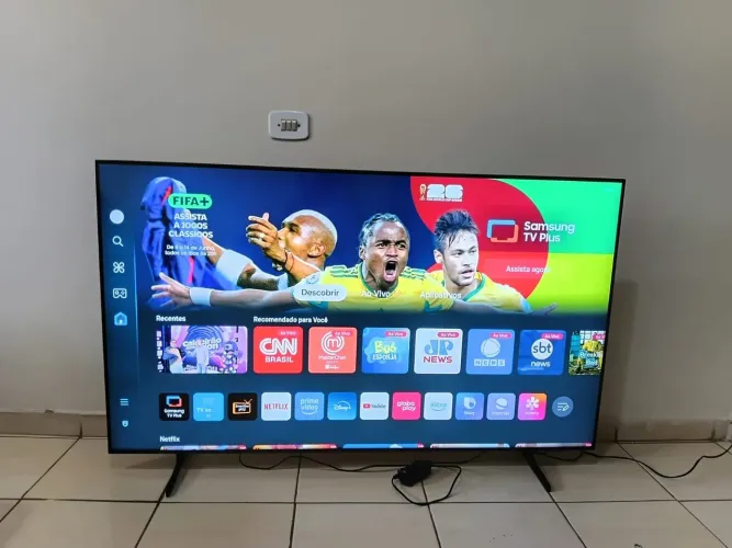 Smart tv samsung 65 polegadas 4k funcionando perfeitamente