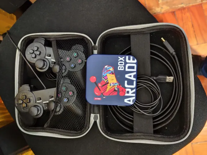 Arcade Box Premium com bolsa, jogos Hack