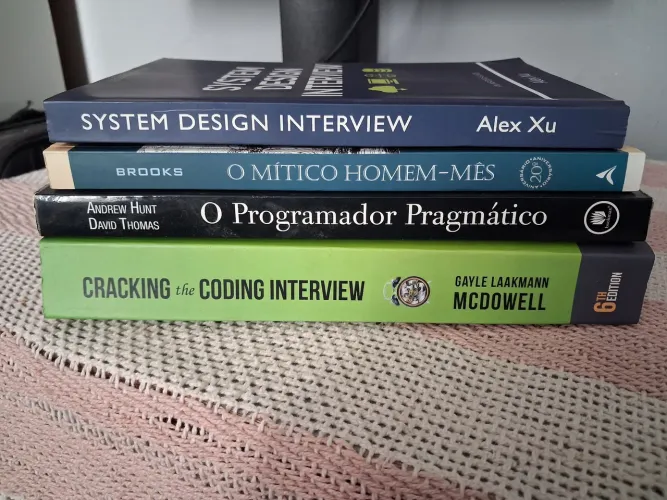 Kit Livros - System Design - Coding Interview -Programador Pragmático - Mítico Homem-Mês