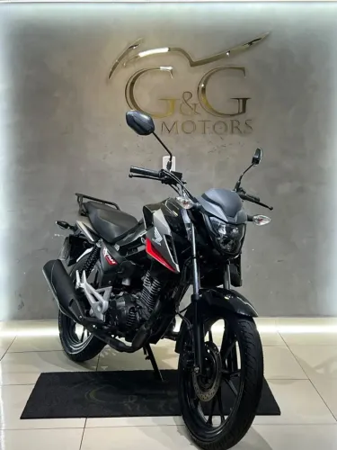 Honda Cg 160 Titan Abs 2025 preta com 56 mil km
