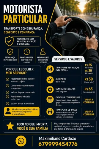 MOTORISTA PARTICULAR - Maximiliano Cardozo
