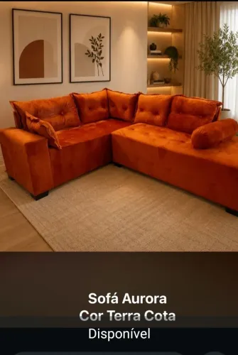 Sofá aurora ,2,43x1,80m pronta entrega, contato (98) 9 *
