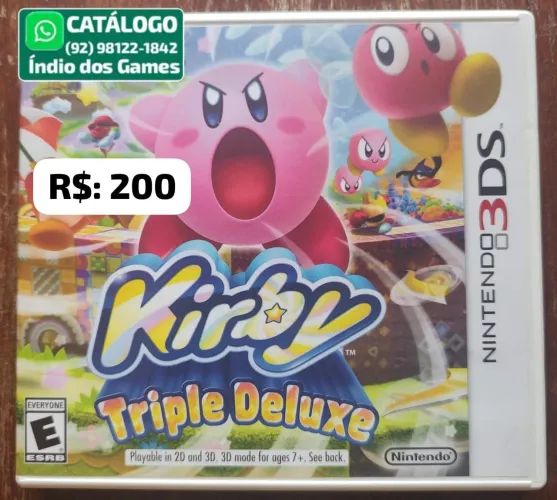 Kirby Triple Deluxe = R$: 200