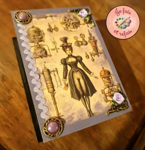 Caixinha Steampunk Retrô Futurista