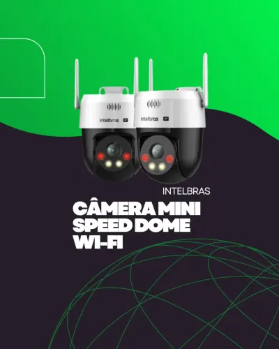 Câmera Wi-Fi mini speed dome