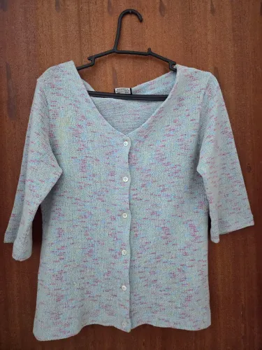 Blusa Cardigan Tricô Vintage - Riachuelo - Tamanho M