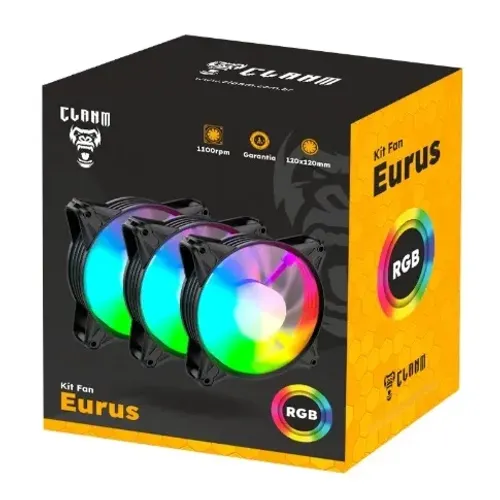 COOLER KIT 3 FAN EURUS 4 PIN MOLEX - CLANM