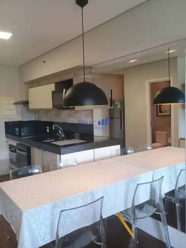 Flat mobiliado para locação em Jundiaí, Cond. Línea, Centro.