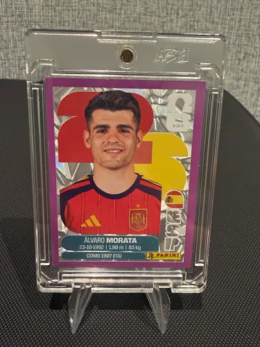Figurinha Rara Panini Copa 2026 - Espanha ESP 19 (Purple Crumple)